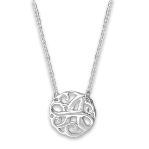 N0120-18 : 'A' Monogram Necklace