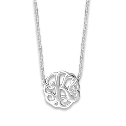 N0122-18 : 'K' Monogram Necklace