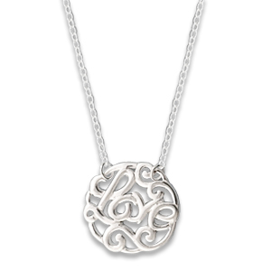 N0125-18 : 'Love' Monogram Necklace