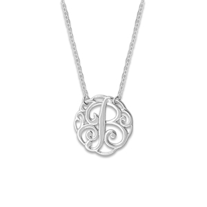 N0128-18 : 'B' Monogram Necklace